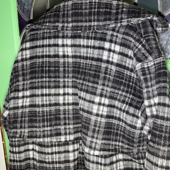 🖤Free People Highlands Wool Peacoat in Salt and Pepper - Picture 3 of 4